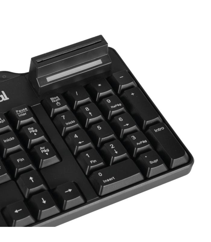 Iggual Teclado Con Lector DNI CK-ID-DNI SMARTcard