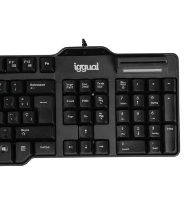 Iggual Teclado Con Lector DNI CK-ID-DNI SMARTcard