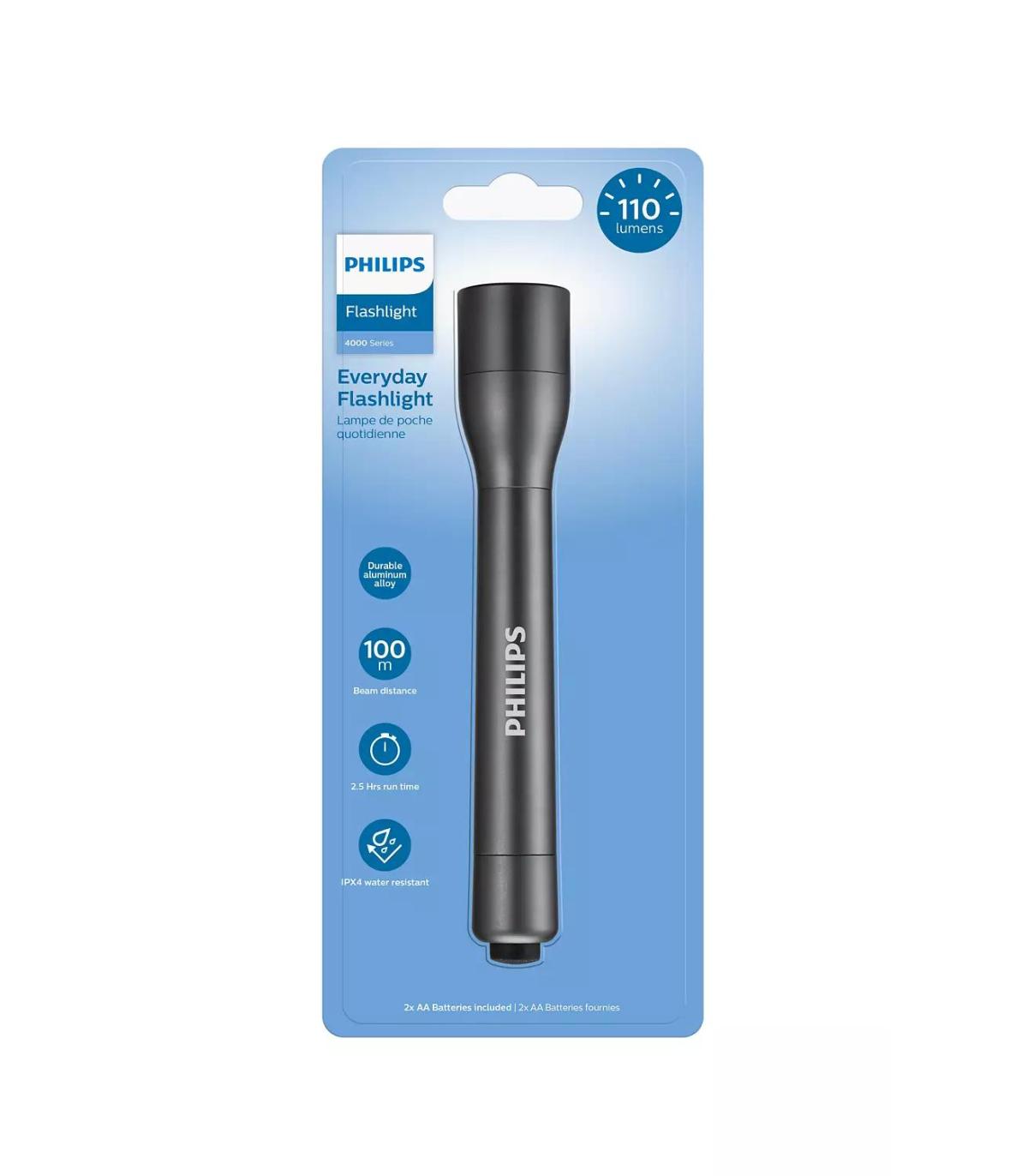 Linterna Philips SFL4002T 10  2 Pilas *AA