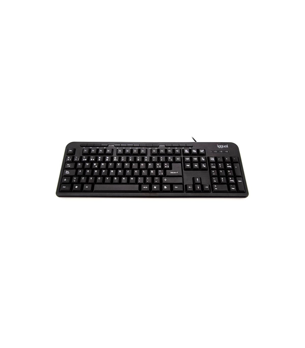 Iggual Teclado Multimedia CK-BASIC-120T Negro