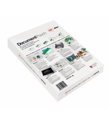 CAJA DE 100 BOLSAS DE PLASTIFICACIN 216X303 FORMATO A4 80 MICRAS GBC IB585036