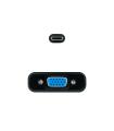 Nanocable Conversor USB-C M A VGA H Negro 10cm