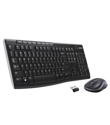 COMBO TECLADO RATON LOGITECH MK270 RF INALAMBRICO NEGRO