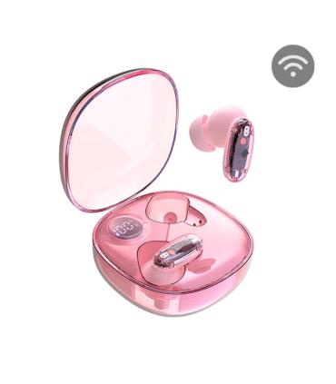 Auriculares Bluetooth Mars Gaming MHIB2 Con Estuche De Carga  Autonoma 7h  Rosa