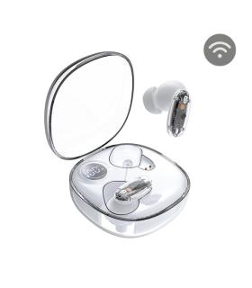 Auriculares Bluetooth Mars Gaming MHIB2 Con Estuche De Carga  Autonoma 7h  Blancos