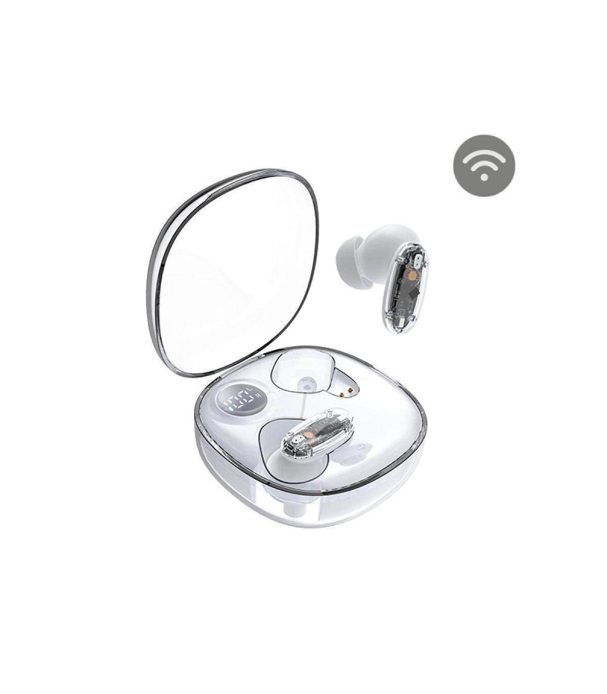 Auriculares Bluetooth Mars Gaming MHIB2 Con Estuche De Carga  Autonoma 7h  Blancos