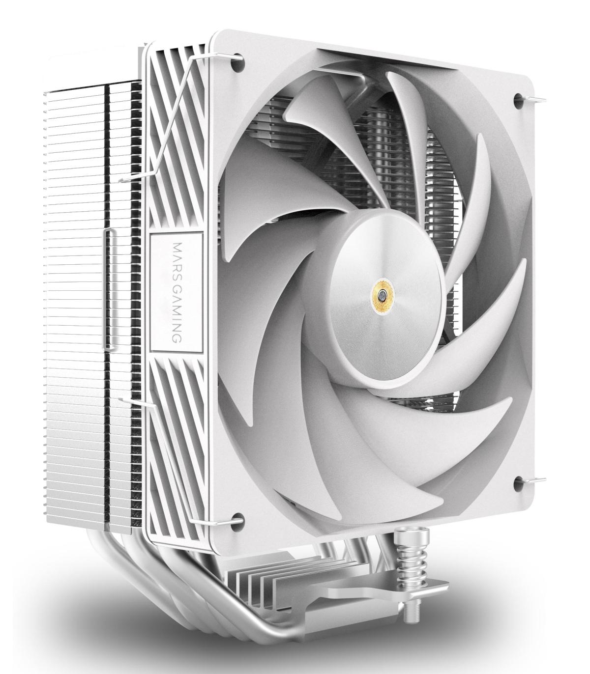 Ventilador Con Disipador Mars Gaming MCPU-X5  12cm  Blanco
