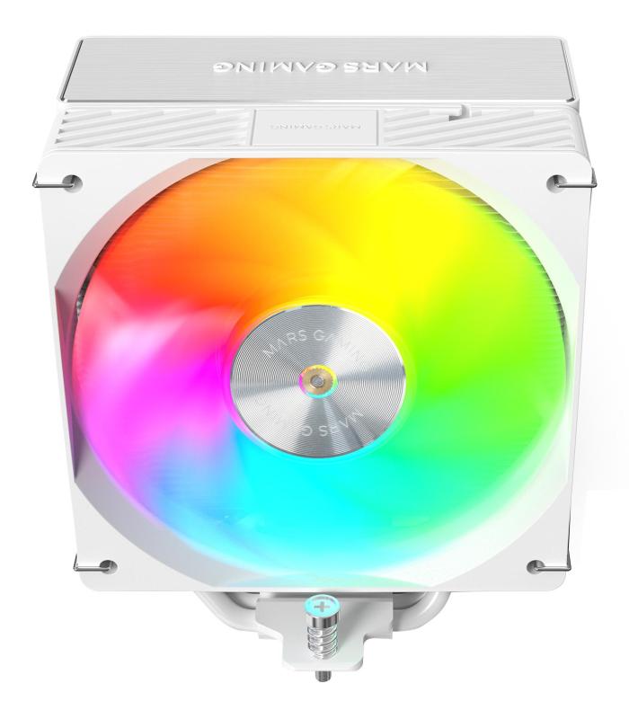 Ventilador Con Disipador Mars Gaming MCPU-X5ARGB  12cm  Blanco