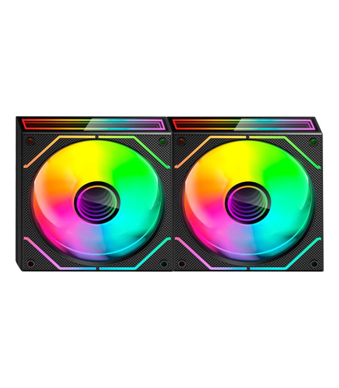 Pack 2 Ventiladores Mars Gaming MF-3DPROX2  12cm  ARGB