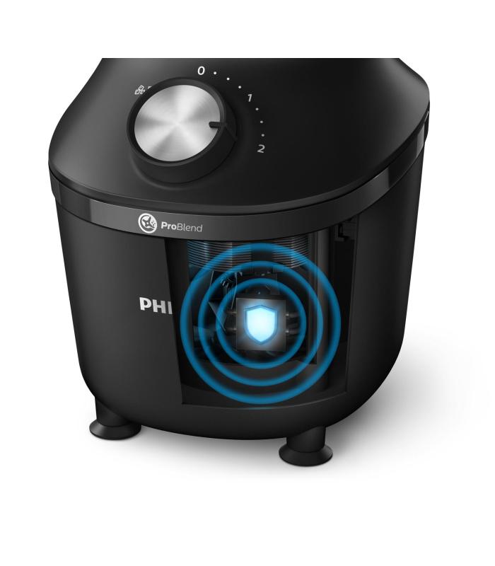 BATIDORA DE VASO PHILIPS HR2291 01 2L 600W NEGRO