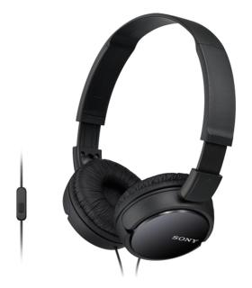 Auriculares Sony MDRZX110APB  Con Micrfono  Jack 3.5  Negros