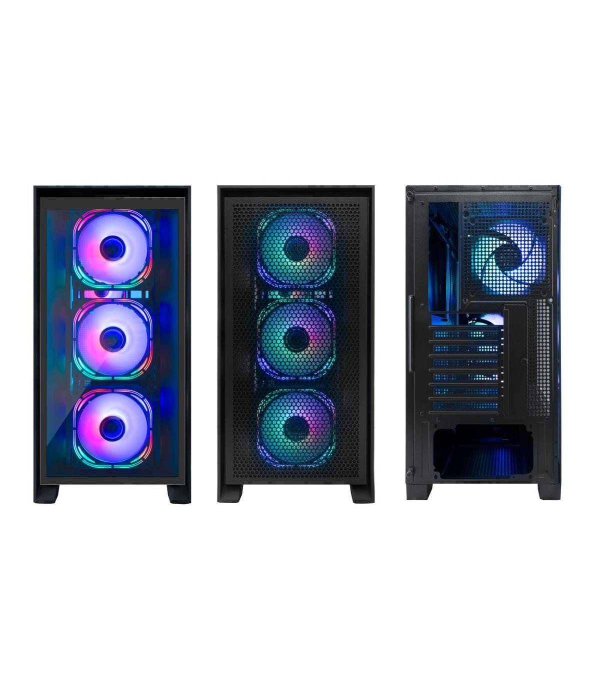 Coolbox Caja Gaming ATX Ge-2000 DualView  S Fte