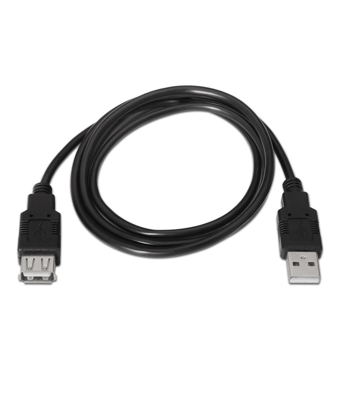 CABLE AISENS USB 2.0 TIPO A M-A H NEGRO 3.0M