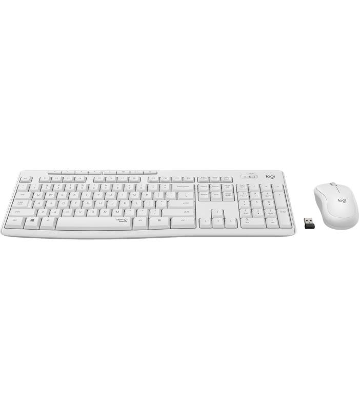 COMBO TECLADO RATON LOGITECH MK295 RF INALAMBRICO BLANCO