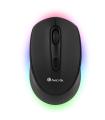 Ratn Inalmbrico Por Bluetooth NGS Smog-RB  Batera Recargable  Hasta 1600 DPI  Negro