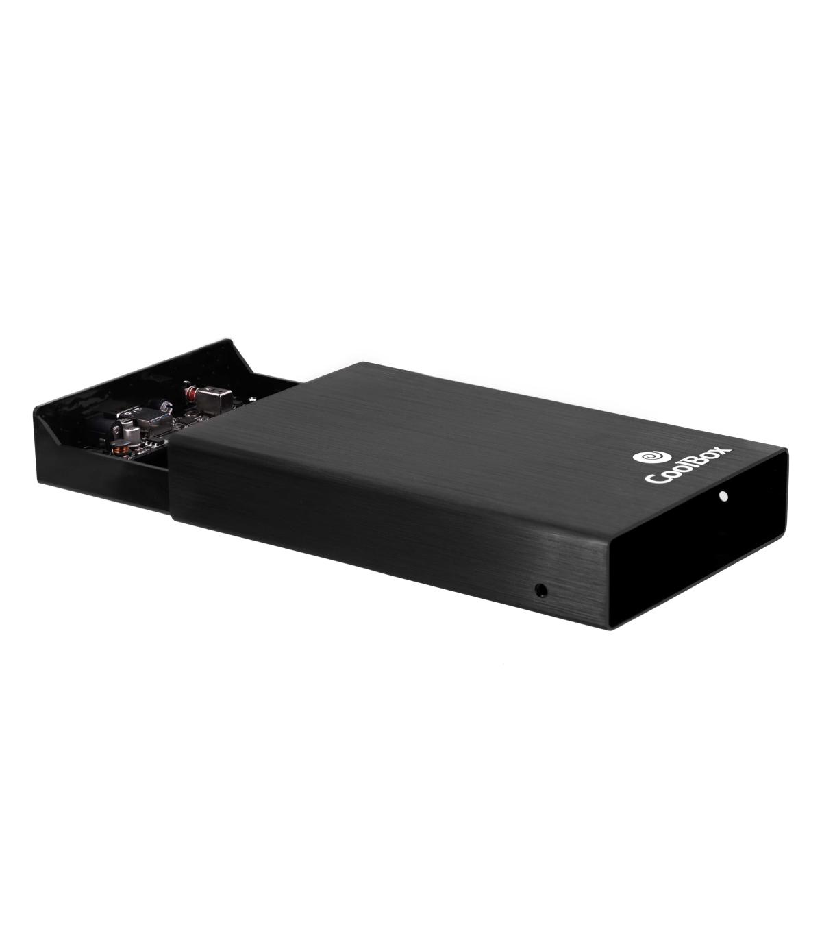 Coolbox Caja HDD 3.5" SCA-3533 USB3.0 Negra Alum