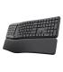 Teclado Inalmbrico Por Bluetooth Trust Keyra Multidispositivo Ergonmico