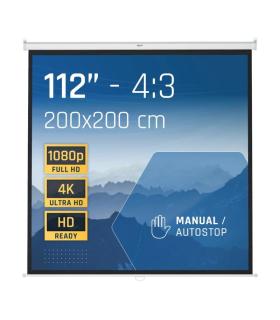 Iggual Pantalla Manual 4 3 112" 200x200 Cm