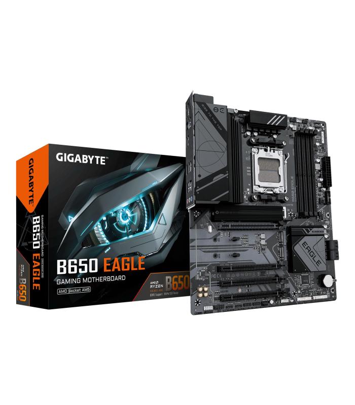 PLACA GIGABYTE B650 EAGLE,AMD,AM5,B650,4DDR5,256GB,HDMI+DP,4SATA3+3M.2,GBLAN,4USB3.2+2TYPE-C,ATX