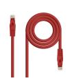 Nanocable Cable De Red Latiguillo RJ45 LSZH Cat.6A UTP AWG24, Rojo, 2.0m
