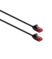 LATIGUILLO SLIM EWENT CAT 6 U UTP 2,00MT Negro