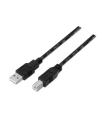 CABLE AISENS USB 2.0 IMPRESORA TIPO A" "M-B" "M NEGRO 1.8M