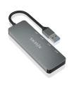 Hub USB 3.2 Aisens A106-0696  2xUSB  2xUSB Tipo-C  Gris