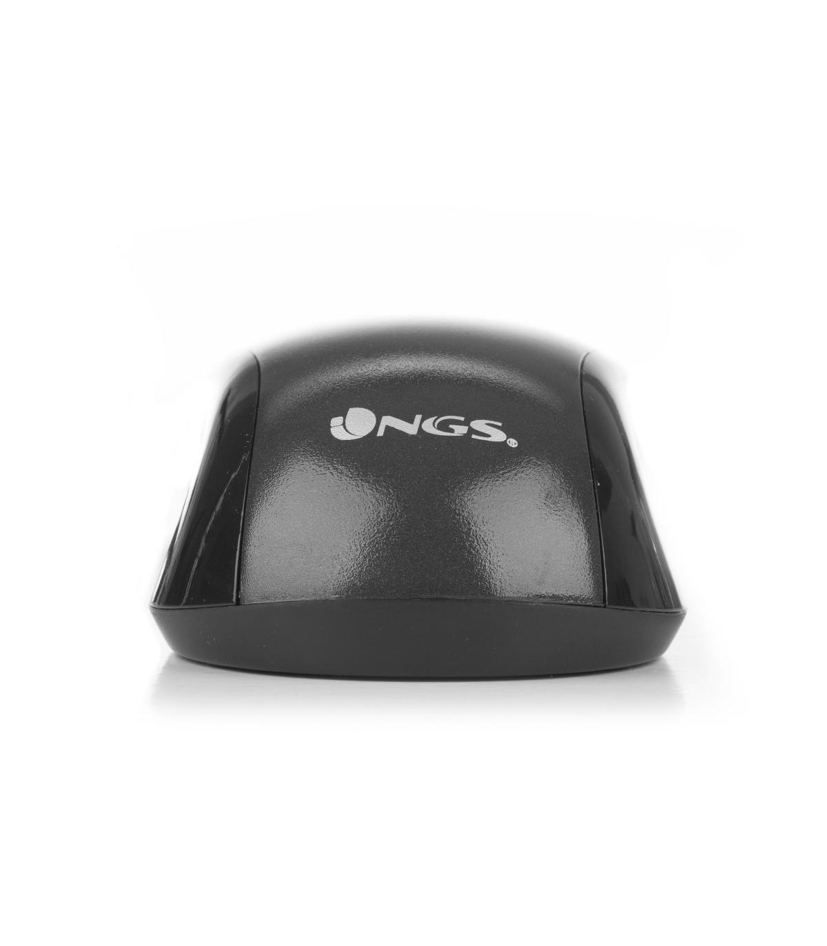 NGS Raton Ptico Mist 1000Dpi Negro