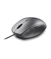NGS WIRED ERGO SILENT MOUSE + USB TYPE C ADAP GRAY