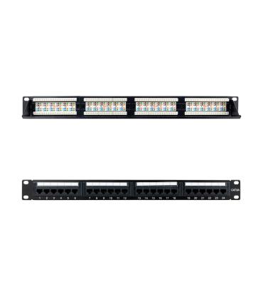 Patch Panel Nanocable 10.21.4124  24 Puertos  Cat.6a  Altura 1U
