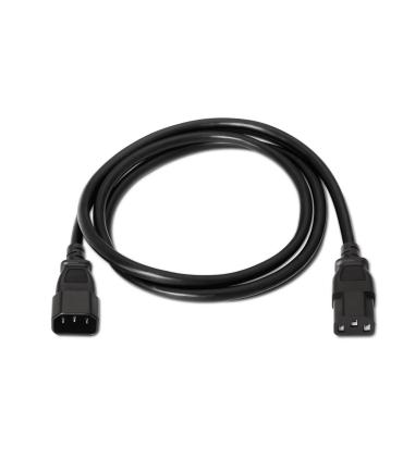 Cable Alargador De Alimentacin CPU Aisens A132-0171  IEC C13 Hembra - IEC C14 Macho  Hasta 1500W  1.5m  Negro