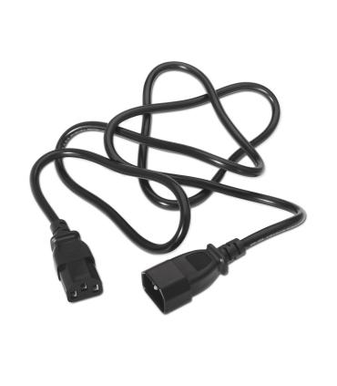 Cable Alargador De Alimentacin CPU Aisens A132-0171  IEC C13 Hembra - IEC C14 Macho  Hasta 1500W  1.5m  Negro