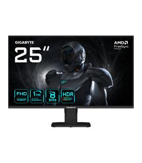 GIGABYTE GS25F2 Monitor Gaming 25" FHD - 1920 X 1080, 200Hz, 1ms, 300 Cd m, Display HDR 10, HDMI 2.0, DisplayPort 1.4