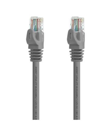 CABLE RED AISENS LATIGUILLO RJ45 LSZH CAT.6A UTP AWG24 1.0M GRIS