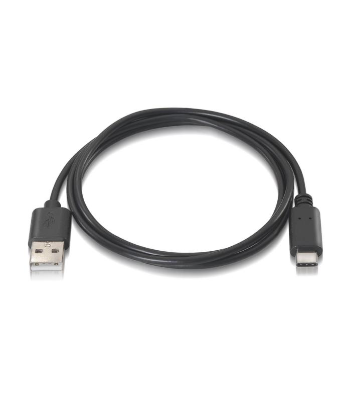 CABLE AISENS USB 2.0 3A TIPO USB-C M-A M NEGRO 2.0M