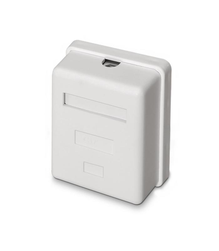 ROSETA DE SUPERFICIE AISENS RJ45 CAT.6 FTP 1 TOMA BLANCO