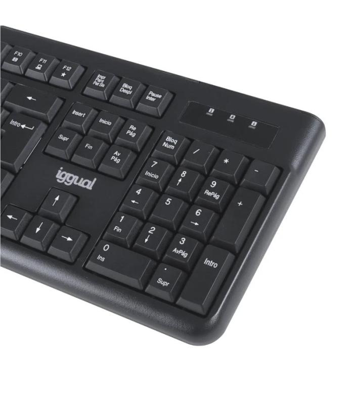 Iggual Kit Teclado Y Ratn CMK-BUSINESS2 Negro