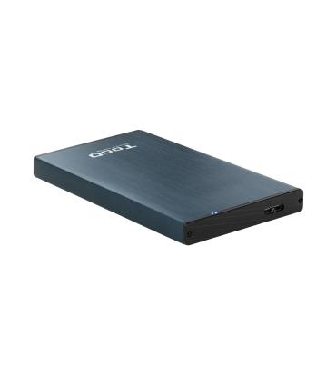 CARCASA HDD TOOQ TQE-2527PB 2,5" 9,5 MM SATA USB 3.0 3.1 AZUL