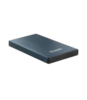 CARCASA HDD TOOQ TQE-2527PB 2,5" 9,5 MM SATA USB 3.0 3.1 AZUL