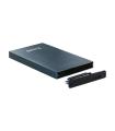 CARCASA HDD TOOQ TQE-2527PB 2,5" 9,5 MM SATA USB 3.0 3.1 AZUL