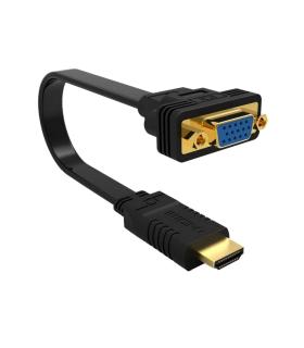 CABLE CONVERTIDOR EWENT HDMI MACHO - VGA HEMBRA 0,20 METROS