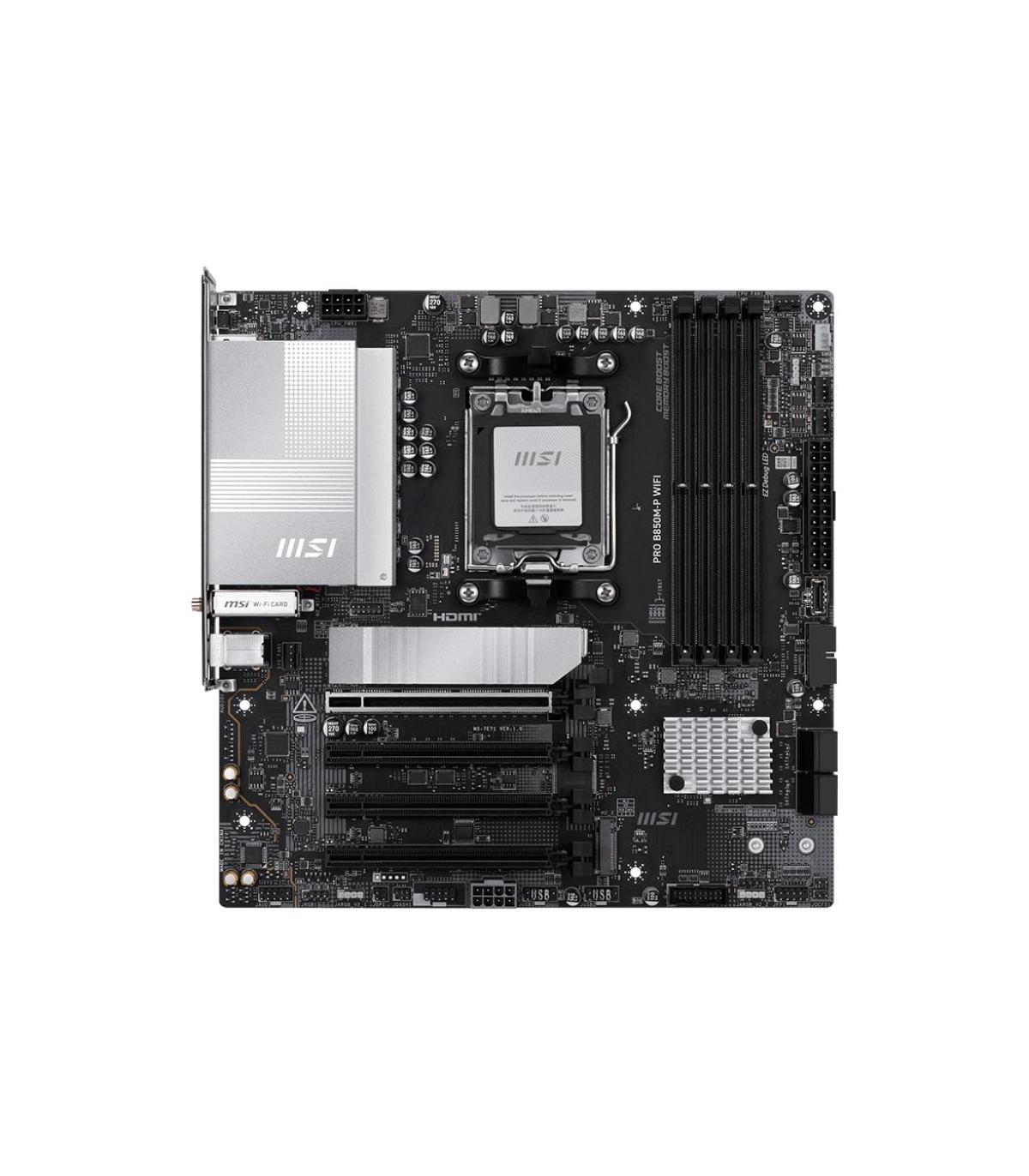 MSI Placa Base PRO B850M-P WIFI AM5