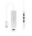 Nanocable Hub USB 3.0 4 X USB 3.0 10cm. Gris