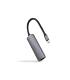 Hub USB Tipo-C 3.1 Nanocable 10.16.4603  1xUSB Tipo-C PD  1xRJ45  Gris