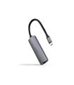 Hub USB Tipo-C 3.1 Nanocable 10.16.4603/ 1xUSB Tipo-C PD/ 1xRJ45/ Gris