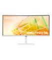 Samsung LS34C650TAU Pantalla Para PC 86,4 Cm (34") 3440 X 1440 Pixeles 4K Ultra HD LED Blanco