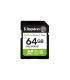 Kingston Technology 64 GB SDXC Canvas Select Plus Gen3 100 MB s C10 UHS-I U1 V10