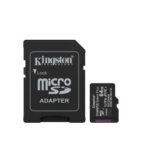 Kingston Technology 64GB MicroSDXC Canvas Select Plus Gen3 100MB s A1 (Incluye Adaptador De SD)