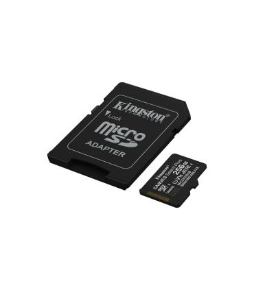 Kingston Technology 256GB MicroSDXC Canvas Select Plus Gen3 150MB s A1 (Incluye Adaptador De SD)
