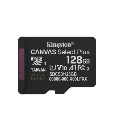 Kingston Technology 128GB MicroSDXC Canvas Select Plus Gen3 150MB s A1 (Incluye Adaptador De SD)